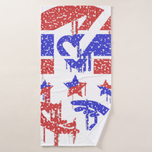 Handen van eenheid badhanddoek