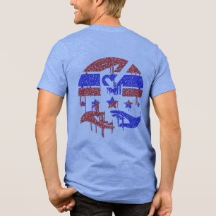 Handen van eenheid Tri-Blend shirt