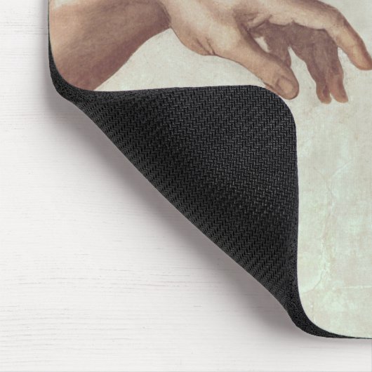 Handen van God en Adam Muismat (Hoek)