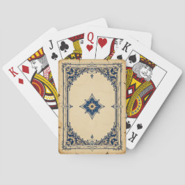 Handen van het lot één pokerkaarten