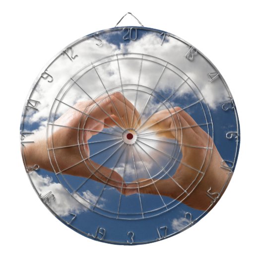 Handen van liefde dartbord (Voorkant)