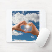 Handen van liefde muismat (Met muis)