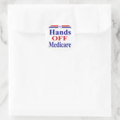 Handen van Medicare Ronde Sticker (Tas)