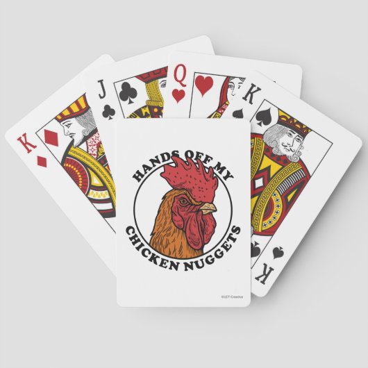 Handen van mijn kipnuggets pokerkaarten (Achterkant)