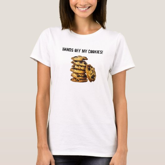 Handen van mijn koekjes t-shirt (Voorkant)