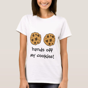Handen van mijn koekjes! Twee chocolade Chip Cooki T-shirt