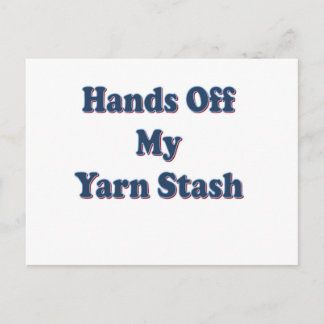 Handen van mijn Yarn Stash Briefkaart