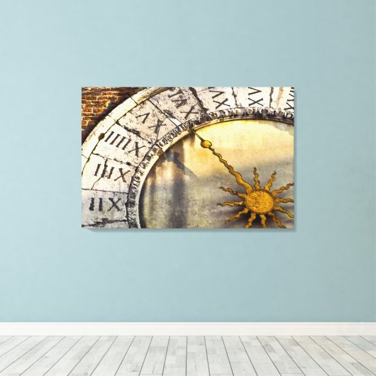 HANDEN VAN TIJDSCHEMA'STERKTE Canvasafdruk Canvas Afdruk (Insitu (Houten vloer))