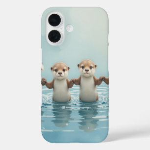 Handen vasthouden Otters iPhone / iPad hoesje