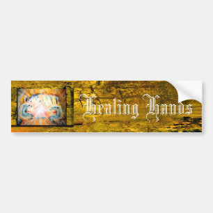 Handen voor heling bumpersticker