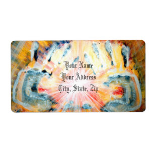 Handen voor heling etiket