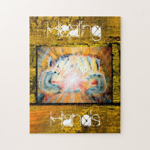 Handen voor heling legpuzzel