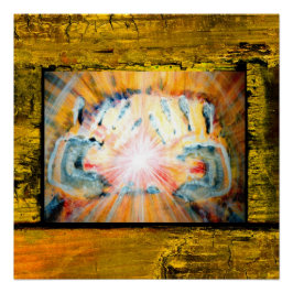 Handen voor heling perfect poster