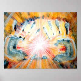 Handen voor heling poster