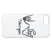 Handen vormen - Skelet Hart Handen Case-Mate iPhone Case (Achterkant (Horizontaal))