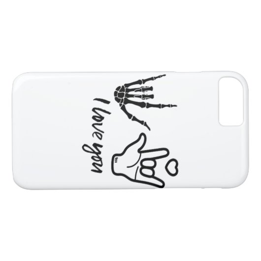 Handen vormen - Skelet Hart Handen Case-Mate iPhone Case (Achterkant (Horizontaal))