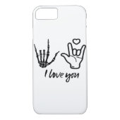 Handen vormen - Skelet Hart Handen Case-Mate iPhone Case (Achterkant)