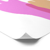 Handen - Vrede Geluk OK Poster (Hoek)