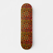 HandEnige roestkleurige Mandala Design Skateboard (Voorkant)