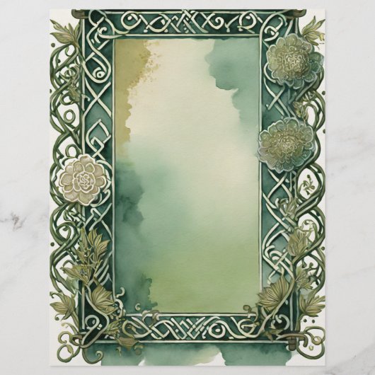 HANDFASTING CERTIFICAAT 8,5" x 11" CELTIC PAGAN (Achterkant)