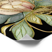 HANDFASTING CERTIFICAAT BLOEMEN CELTISCHE WICCA PA POSTER (Hoek)