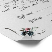 Handfasting Certificate Poster - Op dromen (Hoek)