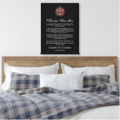 Handfasting Irish Wedding Keepslag Celtic Knot Canvas Afdruk (Insitu (Slaapkamer))