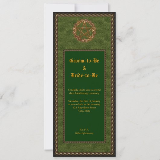 Handfasting Kaart (Voorkant)