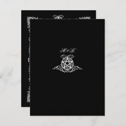 Handfasting Kaart (Voorkant / Achterkant)