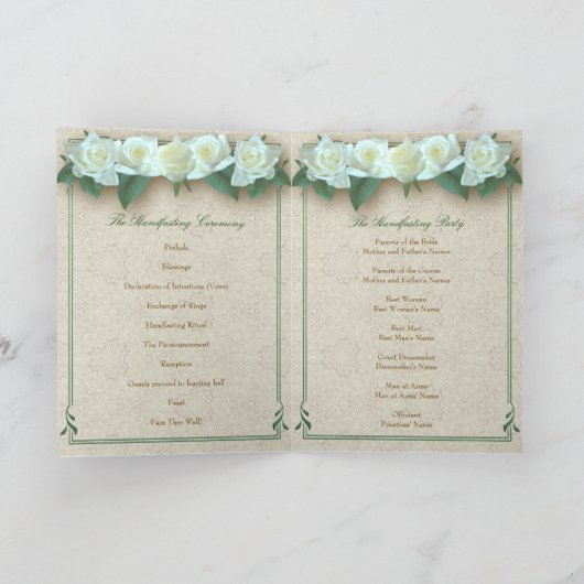 handfasting-programma programma (Binnen)