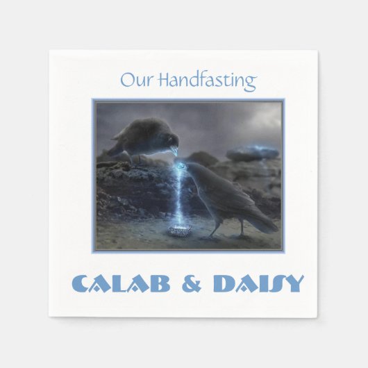 Handfasting Uitnodiging Servetten (Voorkant)