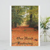 Handfasting Uitnodigingen (Staand voorkant)