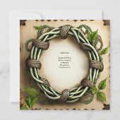 HANDFASTING UITNODIGINGEN CELTIC KNOTS KRAFT (Achterkant)