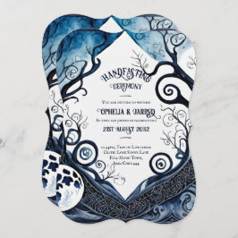 HANDFASTING UITNODIGINGEN DRUID CELTIC WICCA MOON