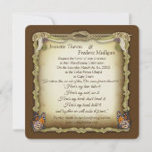 Handfasting vieren kaart (Achterkant)