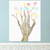 Handful Tree of Shapes Canvas Afdruk (Insitu (Houten vloer))