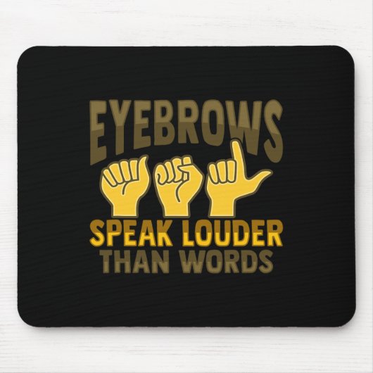 Handgebaar Doof Gehoorverlies Bewustzijn 5 Muismat (Voorkant)