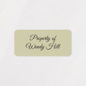 Handgebreide reinigingsinstructies labels (Design 2)