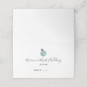 Handgekleurde kerstfeestwinter (Buitenkant ongevouwen)