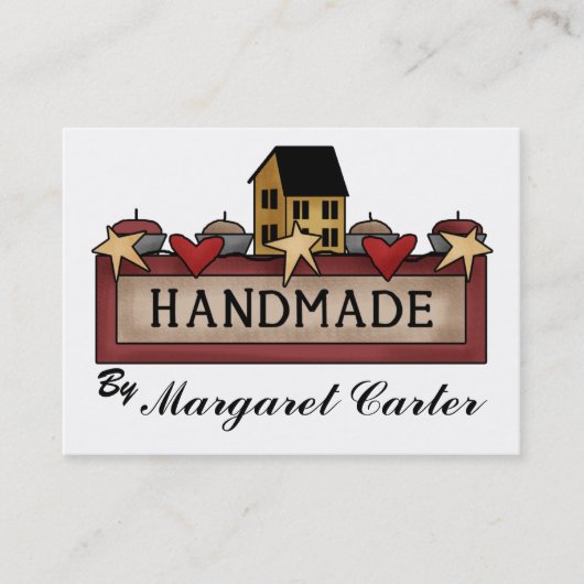 Handgemaakt - Breien Visitekaartje (Voorkant)