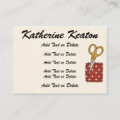 Handgemaakt / Crafter Visitekaartje - SRF (Achterkant)