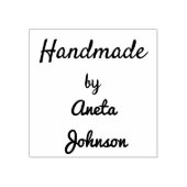 Handgemaakt door de rubberstempel van de douanenaa (Afrduk)