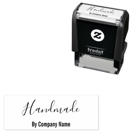 Handgemaakt door de Sjabloon van de Tekst van het  Zelfinktende Stempel (In situ)