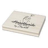 Handgemaakt door (douanenaam), Groot Rubberstempel (Stempel)