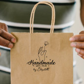 Handgemaakt door (douanenaam) rubberstempel