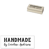 Handgemaakt door douanenaam rubberstempel (Gestempeld)