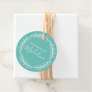 Handgemaakt door:   Jouw namen toevoegen Bedankjes Labels