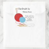 Handgemaakt door Knitting Stickers (Tas)