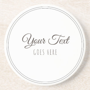 handgemaakt, eenvoudig Trendy Kraft Paper Zandsteen Onderzetter