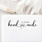 Handgemaakt elegant scriptproduct Monogram label (Insitu)